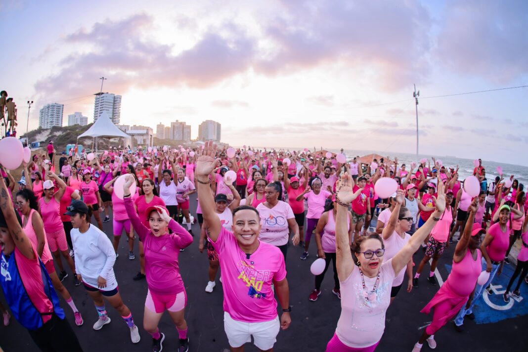 Promovido pelo vereador Raimundo Penha, Aulão Rosa reúne 400 pessoas em (MA)